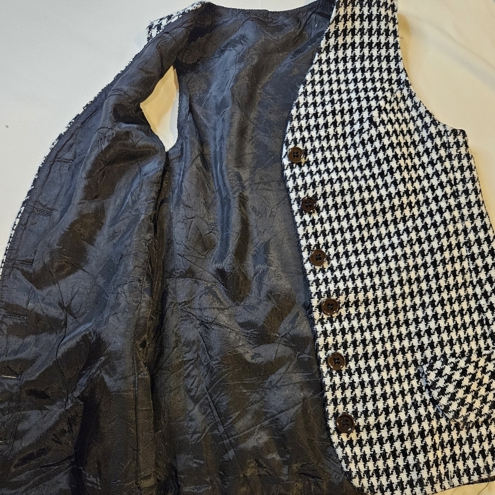 Houndstooth Womens Vest XXS/XS - Picture 9 of 9